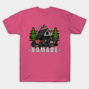 Pink Jeep Wrangler Nomade T-Shirt